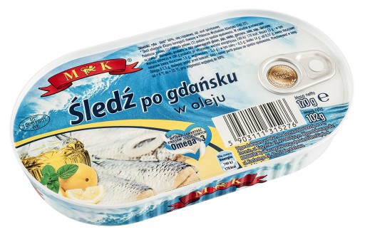 Sleď v Gdansku v oleji 170g MK