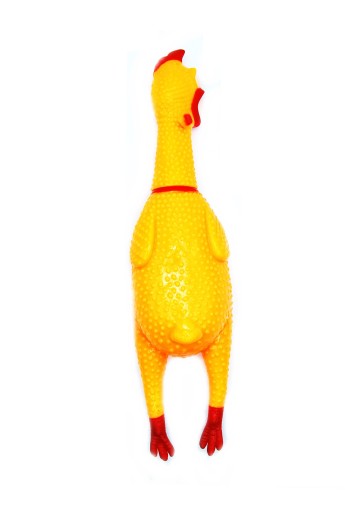 HRAČKA PSA KURA KURA PIŠKALA 15 CM