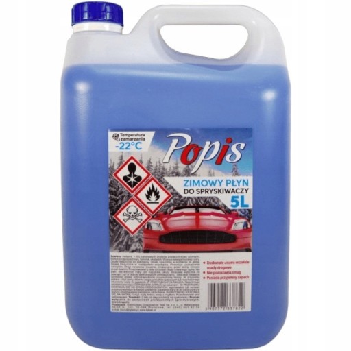 Zimná kvapalina do ostrekovačov Task 5 L Scented Predveďte sa až do -22 stupňov C