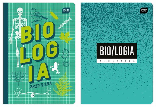 Zápisník A5, 60 štvorcových listov BIOLOGY INTERPRINT