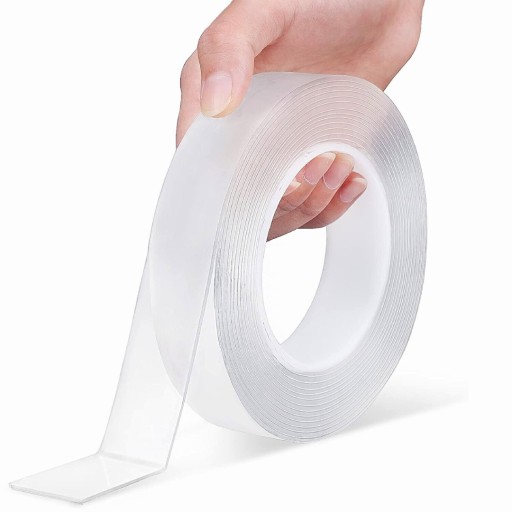 Obojstranná páska 3cm 5m Nano páska Silná priehľadná Opakovane použiteľná