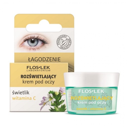 FLOSLEK očný krém so svetlíkom a vitamínom C 15ml