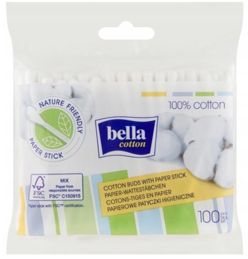 BELLA COTTON vatové tyčinky 100 ks.