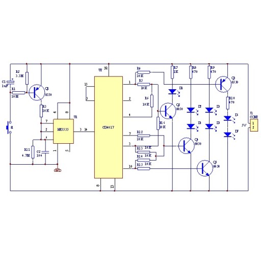 Elektronická hracia kocka na učenie sa spájkovania DIY KIT