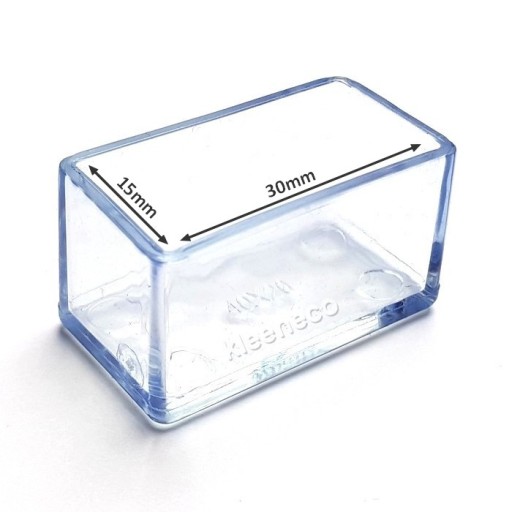 Obdĺžnikové poťahy nôh stoličky 15x30mm
