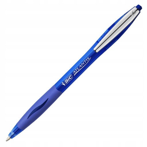 Výsuvné guľôčkové pero 0,32 mm ATLANTIS SOFT modré BIC