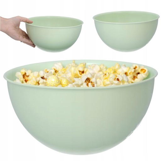 PLASTOVÁ kuchynská misa, zelená, 3L, na uskladnenie ovocia a pochutín