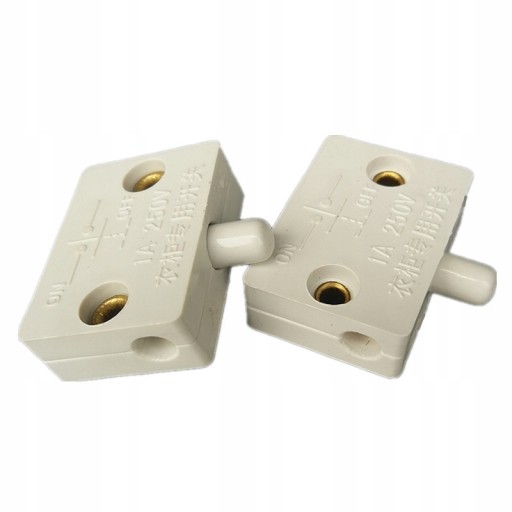 Dverový koncový spínač 1A/250V biely