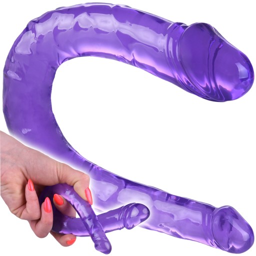 OBOJSTRANNÝ GÉLOVÝ PENIS Super pohladí obe dierky