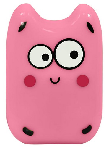ZÁSUVNÁ NOČNÁ LAMPA PRE DETI MONSTER LED RUŽOVÁ