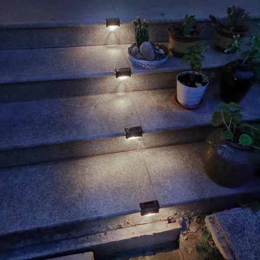 LED SOLÁRNA ZÁHRADNÁ LAMPA NA TERASU, SCHODY, PLOT