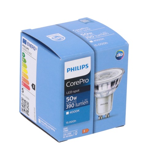 LED ŽIAROVKA 4,6W (50W) NW 4000K 36' GU10 PHILIPS