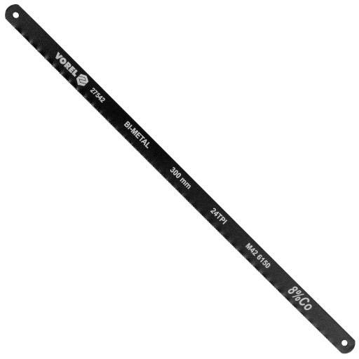 VOREL PÍLOVÉ KARTY BIMETALOVÉ M42 + CrV 6150 + Co 8% NA KOV 300mm 2 KS