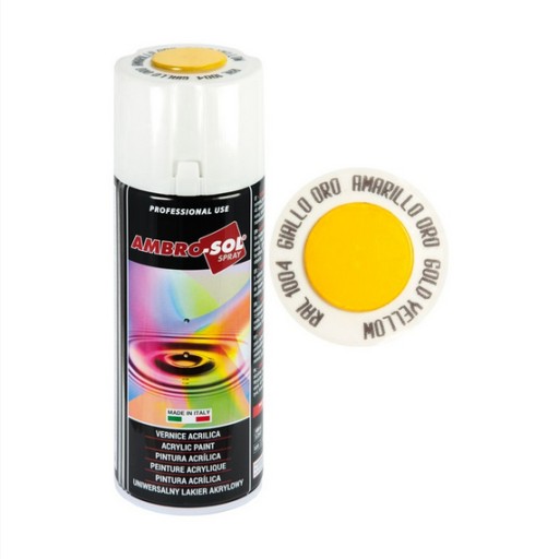 Medovo žltý lak 400ml RAL 1004 lesk
