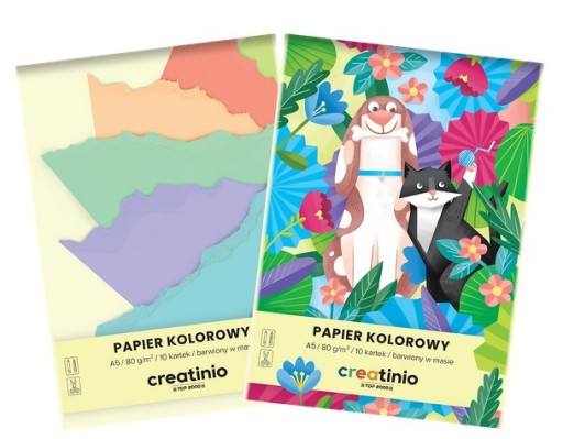 CREATINO FAREBNÝ PAPIER A5/10 80G 400176683