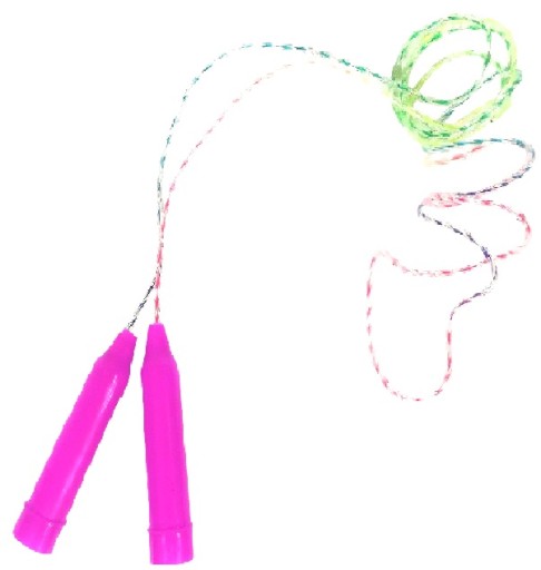 Švihadlo RAINBOW šnúrové, 190 cm