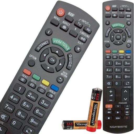 UNIVERZÁLNY TV DIAĽKOVÝ OVLÁDAČ PANASONIC / VIERA S 3D