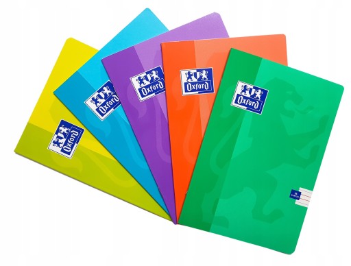 ZÁPISNÍK A5 16 STRÁN laminovaný mix neónových zápisníkov OXFORD COLORS SCHOOL