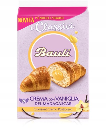 Bauli Croissant Crema con Vaniglia