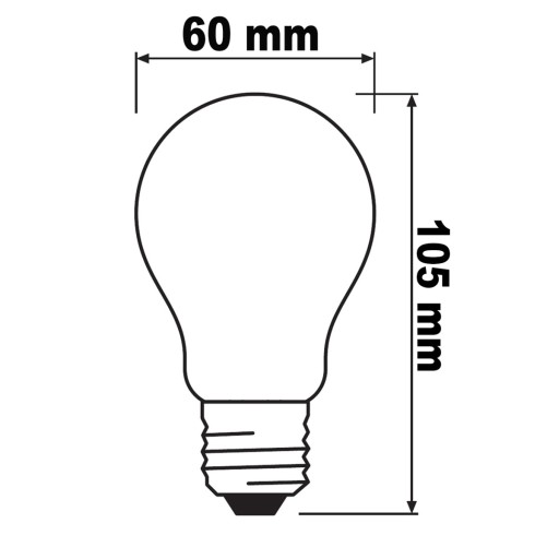 E27 5W COG MILKY WiFi Tuya SMART LED žiarovka
