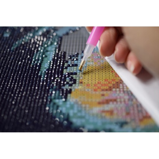 DIAMANTOVÉ VYŠÍVACIE KORÁLKY MOZAIKA 5D OBRAZ DIAMANTOVÁ MAĽBA MALÝ GROOT 30x40