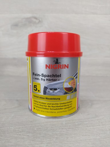 NIGRIN Putty Jemný tmel 245g + 5g tužidlo