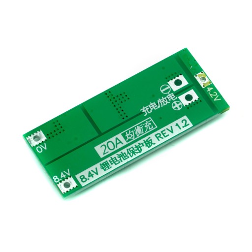 BMS modul 2S 20A 8,4V Li-Ion nabíjačka s balancerom