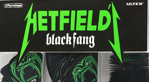 Trsátko Dunlop BLACK FANG gitarové HETFIELD 0,73