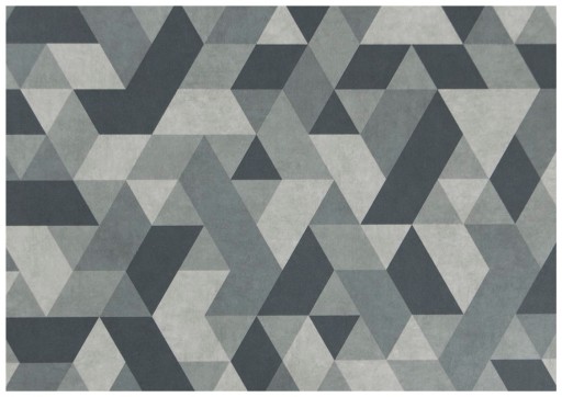 šírka 2 m ŠEDÝ GRAFIT GEOMETRICKÝ KOBEREC PVC HMOTA ROMMBUS