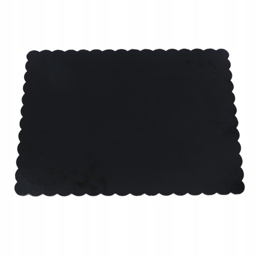 ZLATO ČIERNY VLNOVANÝ PODKLAD 36x46cm ČERVENÝ PLAST