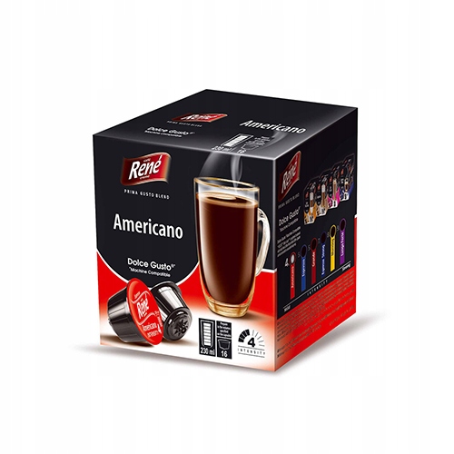 Kapsule pre Dolce Gusto Café René Dolce Gusto Americano 16 ks.
