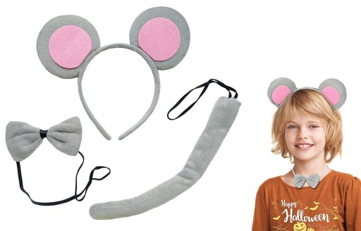 Súprava MOUSE Kostýmový kostým MOUSE Ears Tail