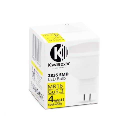 LED žiarovka 2835 SMD MR16 12V 4W=35W studená