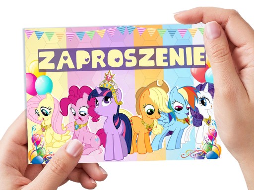 POZVÁNKA MY LITTLE PONY NA NARODENINY DIEŤAŤA + OBÁLKA ZDARMA