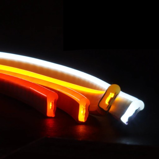 Neon FLEX LED 8x16mm 12V TEPLÁ BIELA 1m