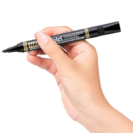 PENTEL N850 PERMANENTNÝ ZNAČOVAČ okrúhly ČIERNA