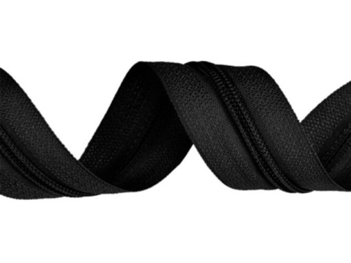 Páska na zips 5 zips Špirála 10m + 10s Šedá