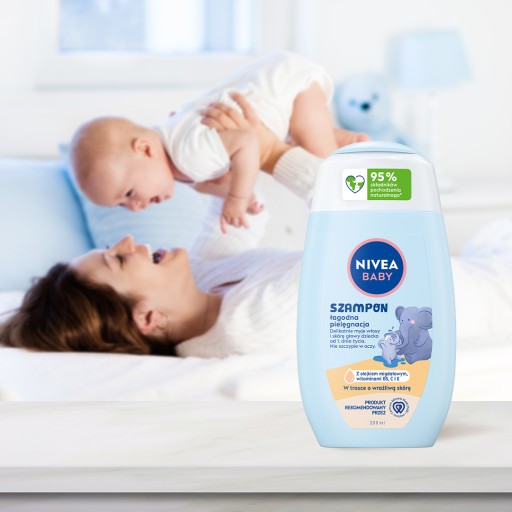 NIVEA BABY šampón jemná starostlivosť 200 ml