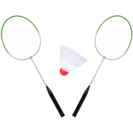 Kovový bedmintonový set s raketami a loptičkou