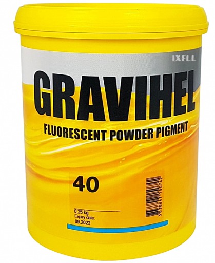 40 fluorescenčné RAL 1026 celadon žltý základný lak 100ml Gravihel 1069