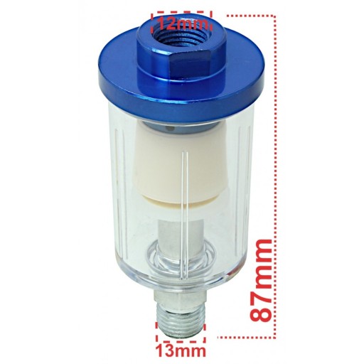 ODVODŇOVAČ, odlučovač OLEJA, SUŠIČ FILTRA, SEPARATOR 1/4' PRE PIŠTOLU MF-1