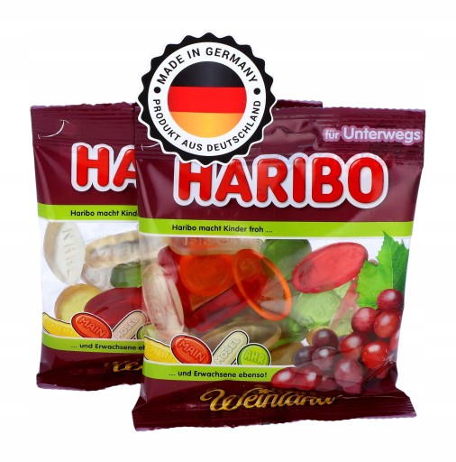 Haribo Weinland Jelly fazuľa 175g