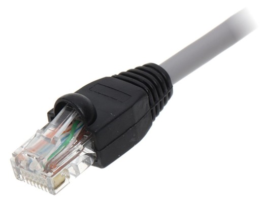 KRYT ZÁSTRČKY RJ-45 RJ45/WP-C*P10 - ČIERNA 10 ks.