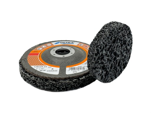 Extra hrubá netkaná textília Włosy Negro 125 x 22,2 mm + 75 mm