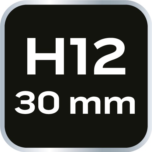HEX hrot 12 x 30 mm, S2 x 2 ks, NEO 10-978