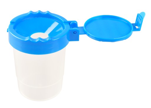 Modrá, uzavretá nádoba na vodu Tetis WATER MUG