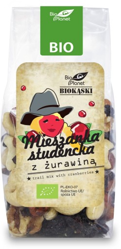 Študentská zmes s BIO brusnicami 150 g Bio Planet