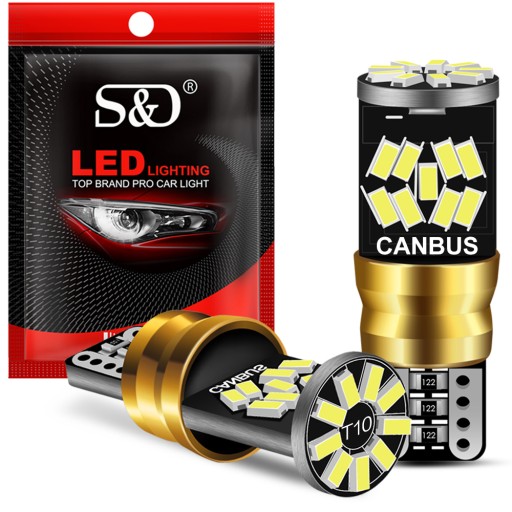 S&D LED PARKOVACIE ŽIAROVKY 360° T10 W5W RETRIFY CANBUS