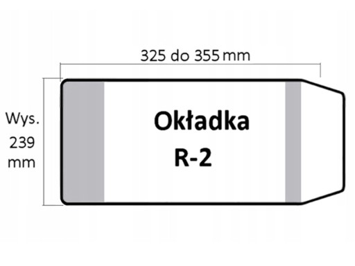 OBAL KNIHY R2 Nastaviteľný 239 x 355 mm MIX