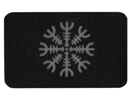 AEGISHJALMUR PRILBA M-TAC LASEROM REZANÁ LASEROM OF Terror Patch Horizontálna čierna a sivá